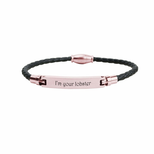 Genuine Magnetic Leather Inspirational Bracelet