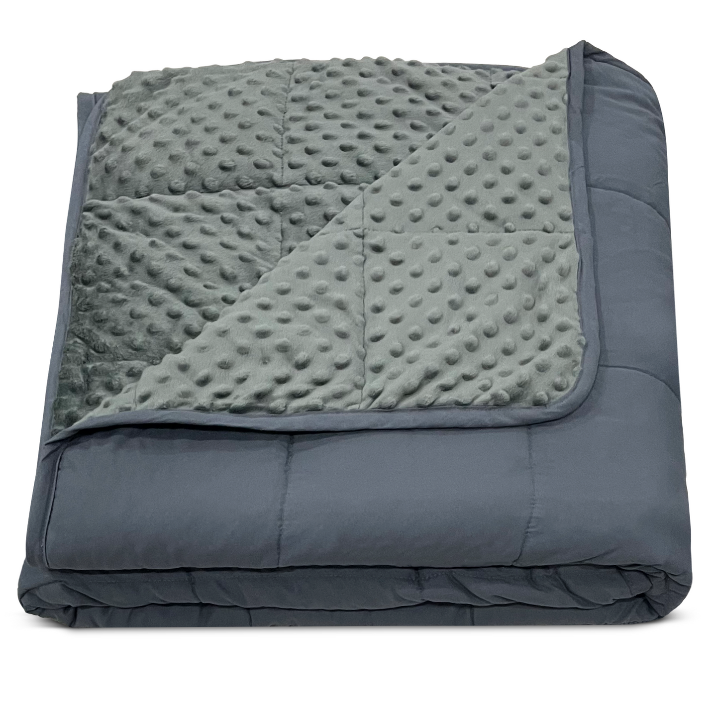 Weighted blanket 15 pound Grey inner/ Grey outer