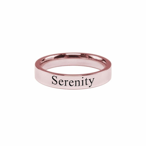 Serenity Comfort Fit Inspirational Band